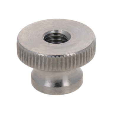 M8 Thread Thumb Nut Screws 304 Stainless Steel Round Knobs Metric Silver Tone