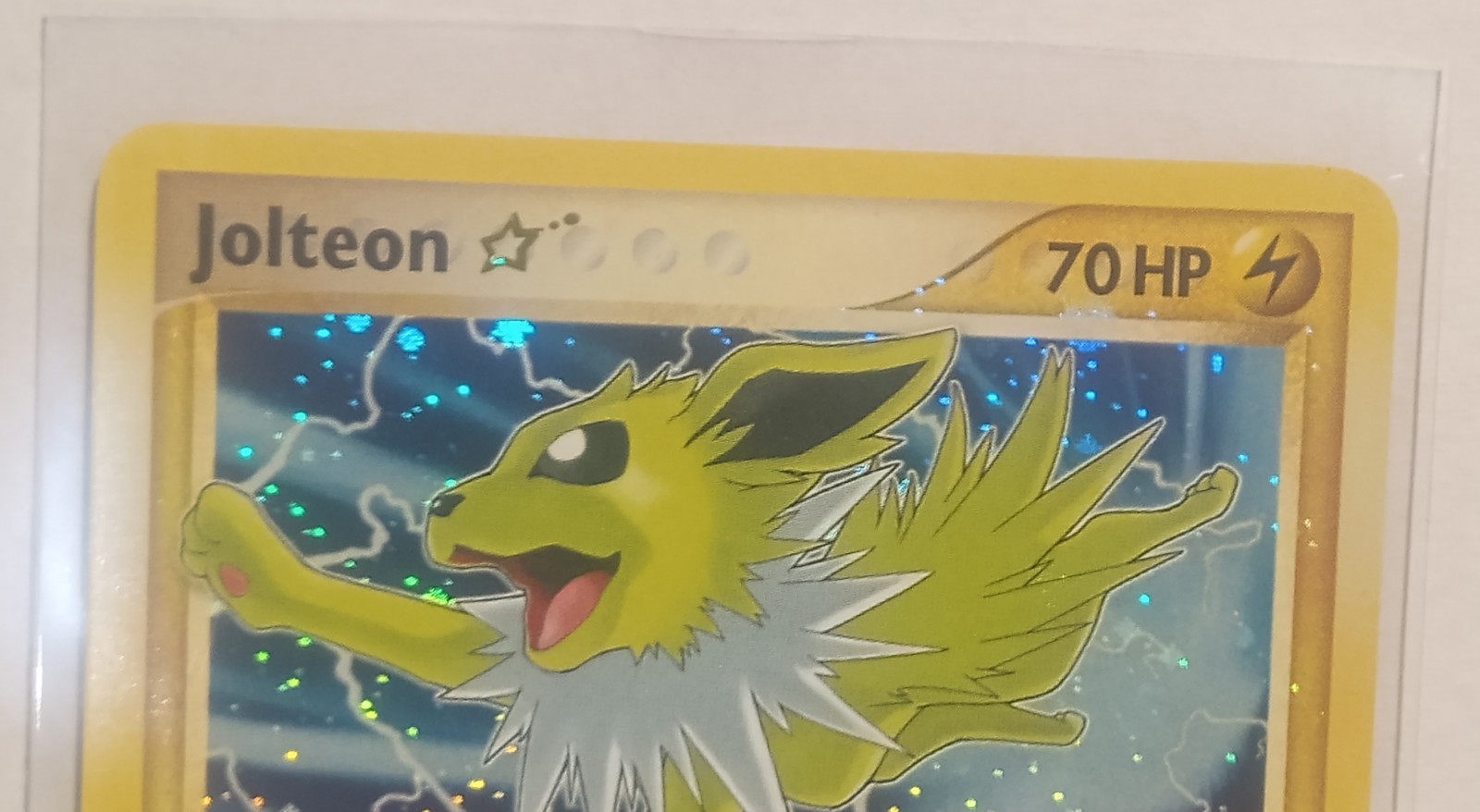 ENGLISH Gold Star ⭐ Jolteon Pokemon card 101/108 NM-LP view 7
