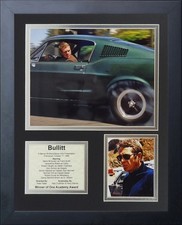Legends Never Die Bullitt Movie- Steve McQueen Collectible | Framed Photo Col...