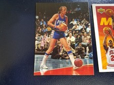 Billy Cunningham 76ers 1996 Topps NBA 50 Stars Pre Production OVERSIZE