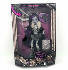 Mattel Monster High Reel Drama Clawdeen Wolf Doll 10.5in HKN28 Purple Eyes