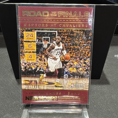 2016-17 Panini NBA Hoops Road To The Finals LeBron James /499 Cavaliers