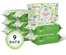 Mama Bear Unscented Baby Wipes 180 Count 9 Packs of 20