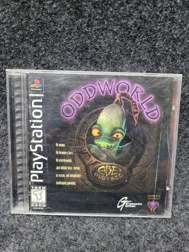 Vintage Oddworld Abe's Oddysee Sony PlayStation 1 PS1 Complete CIB Tested Game