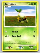 Turtwig 77/100 Common Majestic Dawn Pokemon Moderately Played