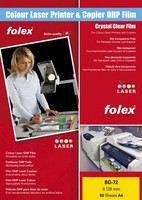 50 Folex Color-Laserfolie BG-72, Din A3, Transparent