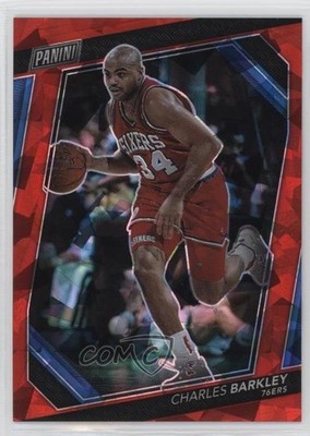 2023 National Convention VIP Gold Pack Red Sparkle Prizm Charles Barkley 04br