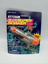 Super Soaker Keychain Constant Pressure System CPS Vintage Basic Fun SEALED 1999