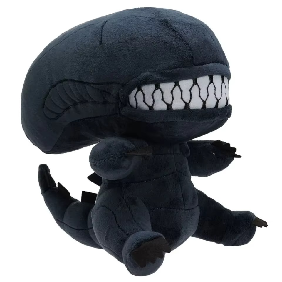25cm Alien Xenomorph Cartoon Plush Doll Soft Stuffed Toy Kids Xmas Birthday Gift