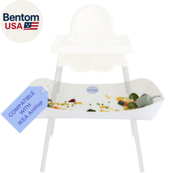 - Recogedor de alimentos - Compatible con silla alta IKEA Antilop + otras 11 sillas altas