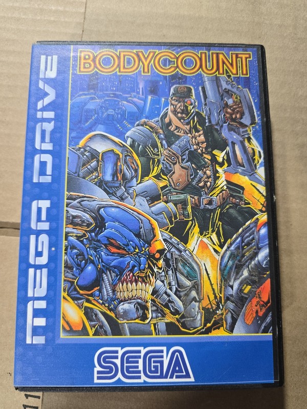 Bodycount Sega Mega Drive PAL CIB MANUAL AND CASE TESTED