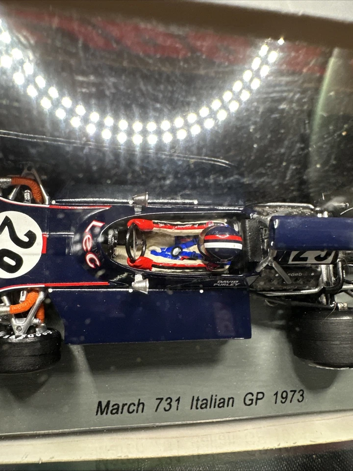 SPARK 1/43 S5368 March 731 #29 Italian GP 1973 Monza David Purley USA Boxed - Image 3 of 4
