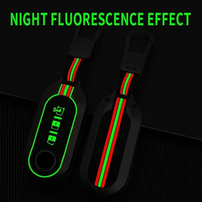 Funda protectora de silicona para llave de coche de aleación de zinc para Fiat Ducato Doblo Grande Punto Evo Foto 3 de 3