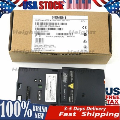 New Siemens 6SE6400-1PB00-0AA0 6SE64001PB000AA0 MICROMASTER 4 PROFIBUS module