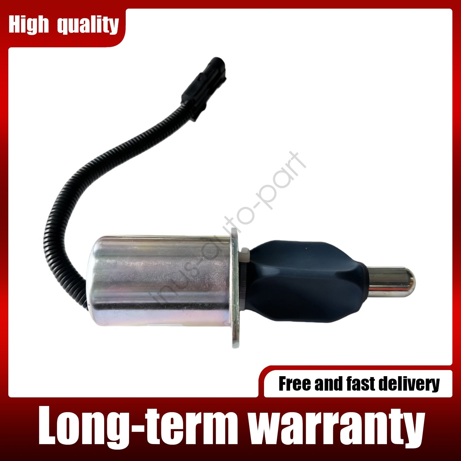 Fuel shutdown solenoid 3921980 shut off solenoid fit for Cummins 6CT/6CTA 24V