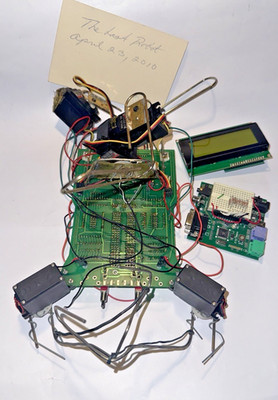 2006 Parallax Inc. Robot Motor Board Propeller Demo Serial LCD Screen UNTESTED