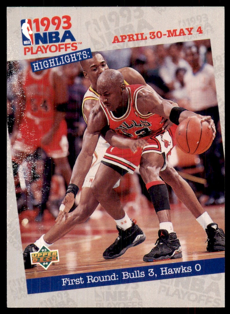 1993-94 Upper Deck Playoff Highlights Michael Jordan #180