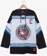 NEW Yu-Gi-Oh! Dark Magician Hockey Jersey Yugi 96 Captain BoxLunch size Small