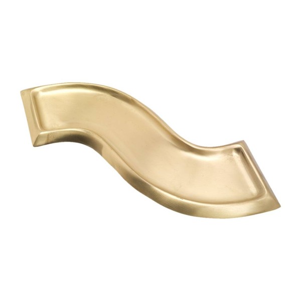 Kerzenteller Welle Messing Gold Untersetzer Matt Hochzeitskerzenhalter Tischdeko-image