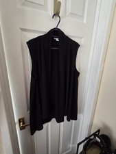 Chaleco/chaleco sin mangas Waterfall, talla mediana de Croft&Barrow negro.