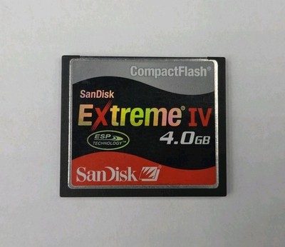 SanDisk 4GB Compact Flash Card Extreme IV ( 4 GB CF Karte)  Speicherkarte