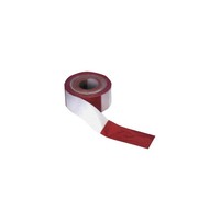 Absperrband L.100M B.80Mm Rot/Weiß Geblockt 100M/Karton
