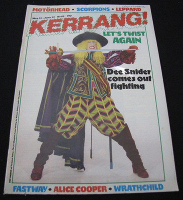 KERRANG! #69 Twisted Sister Nigel Planer The Young Ones Wrathchild 1984 Magazine