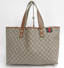 Autentica borsa a mano Gucci GG Supreme Sherry Line PVC in pelle I#51756