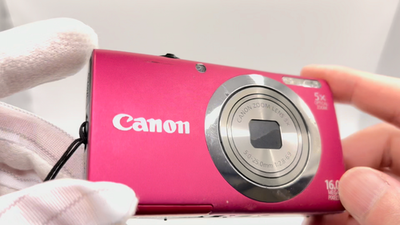 Excellent] Canon PowerShot A2300 HD 16.0MP 5X Pink Digital Camera