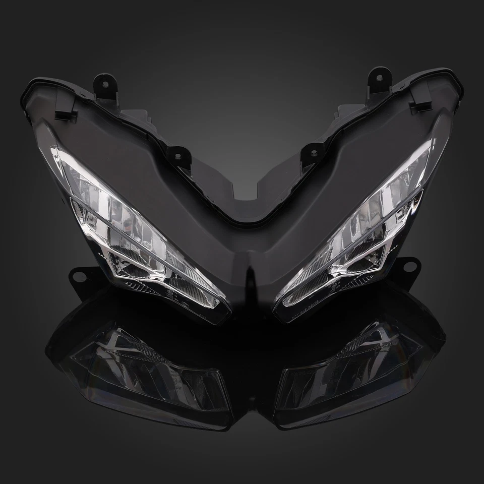 23004-0423 Clear Headlight Light Lamp For Kawasaki Ninja 400 650 VERSYS 650 1000 Foto 2 de 4