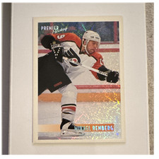 Topps Premier 1994-95 Mikael Renberg Philadelphia Flyers #294 NHL Rookie Card. rookie card picture
