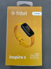 Fitbit Inspire 3 Morning Glow Wellness Tracker Watch, 19.5mm - Yellow