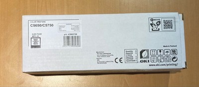Original OKI Toner  schwarz  43865708  C5650 C5750 in OVP inkl. Rechnung