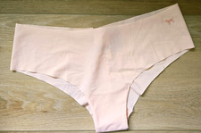 NWT Vintage Victoria's Secret PINK Smooth No-Show Dog Logo Cheeky Panties M
