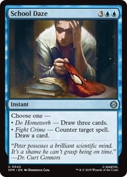 School Daze #42 Foil Marvel's Spider-Man MTG