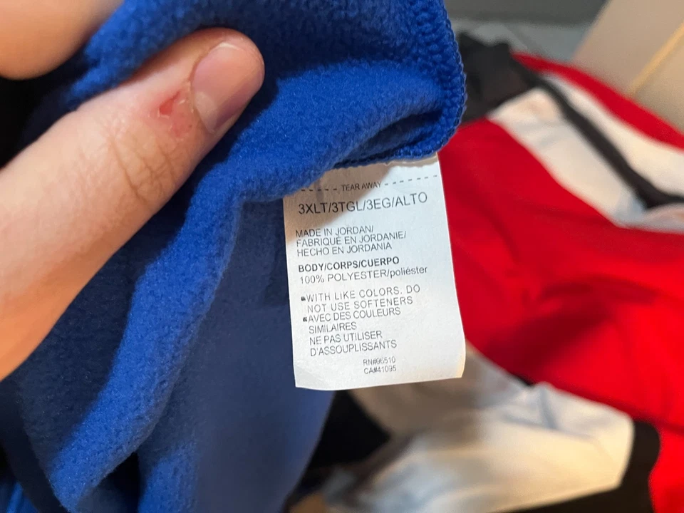 NUEVO CON ETIQUETAS Under Armour Hombre Azul y Negro 1/2 Cremallera ColdGear Chaqueta de Golf 3XLT Alto 3XL Foto 2 de 4