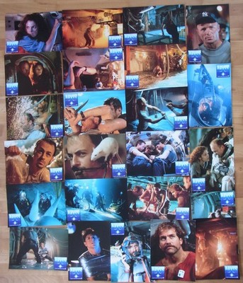 Abyss - 24 Aushangfotos (kompl. Satz) - James Cameron, Michael Biehn, Ed Harris