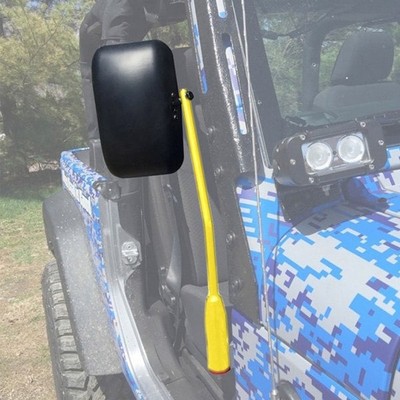For Jeep Wrangler JK 18 Steinjager J0041446 Driver & Passenger Side View Mirrors