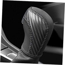 JIECHEN Auto Car Leather Gear Shift Knob Cover for Golf Jetta Passat Tiguan