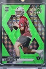2025 Panini Mosaic Football Green Fluorescent Cam Miller #342