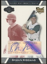 2007 Topps Co Signers Baseball Card #111 SHAWN RIGGANS /275 AUTOGRAPH