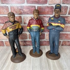 Tom Clark NASCAR Racing Statues: Davey Allison, Jeff Gordon, Bobby Hamilton