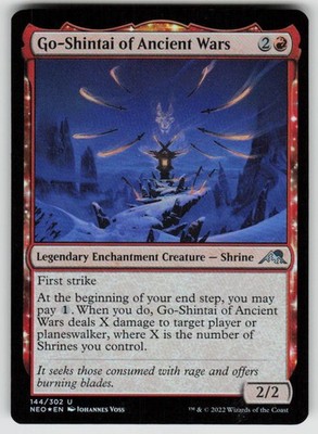 Go-Shintai of Ancient Wars 144 Kamigawa: Neon Dynasty Foil NM