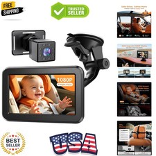 2026 Upgraded Baby Car Camera 1080P HD IR Night Vision Rear Facing