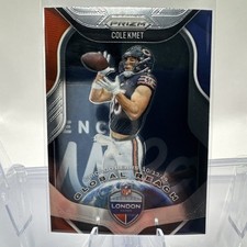 2025 Prizm Football Global Reach Cole Kmet #6 Chicago Bears