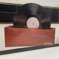 Victrola Record Cleaner Dual Action Tabetop Wood grain New In Box Vinyl Wipe