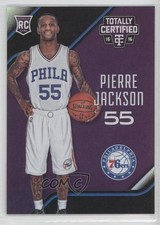 2015 Panini Totally Certified Rookies Mirror Purple 4/50 Pierre Jackson #185 7i2