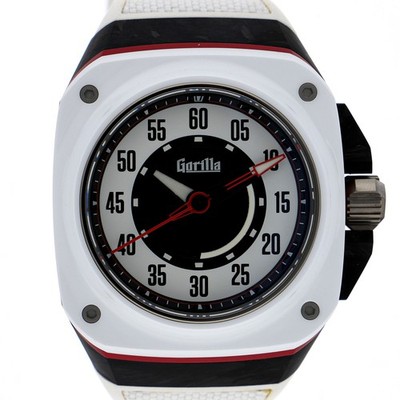 Gorilla C-TI-AL-ZR02 Fastback Black White Dial Automatic Titanium Ceramic