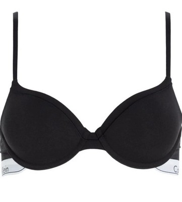 Calvin Klein Bralette Lift Modern Cotton BH Bustier Schwarz 70B
