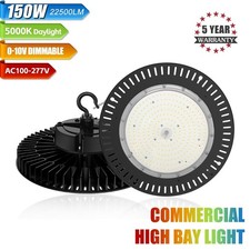 UFO LED High Bay Lights 150W 22500LM for Commercial Warehouse Factory Barn Shop